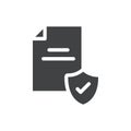 Secure Verification icon simple vector symbol