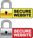 Secure Website Symbol Icon Vector