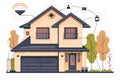 Secure wireless networks in modern homes support CCTV security, utilizing cameras to manage surveillance and ensure effective comm