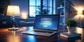 Secure Your Digital Identity with This Glowing Dark Website Login Screen