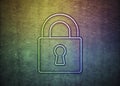 Secure Your Digital World with This Minimalist Line Art Password Security Graphic A Powerful Symbol for Digital Access