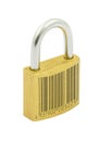 Secured by code Royalty Free Stock Photo