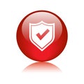 Secured / security icon web button