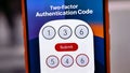 Securing Access: Two-Factor Authentication Process on Smartphone Interface