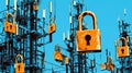 Securing communication towers with advanced cyber security systems to prevent unauthorised access and data leaks