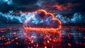 Securing Digital Data Networks in Cloud Computing: An Illustrative Guide for Cybersecurity. Concept
