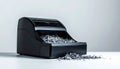 Securing Information with a Paper Shredder Royalty Free Stock Photo