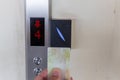 Securing lift or elevator access control. elevator access control,