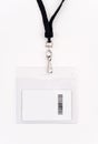 Security Access Card in Lanyard Royalty Free Stock Photo