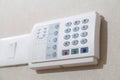 Security alarm keypad Royalty Free Stock Photo