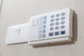 Security alarm keypad Royalty Free Stock Photo