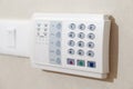 Security alarm keypad Royalty Free Stock Photo