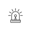 Security Alarm line icon