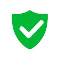 Security approval check icon. Digital protection and security data concept sign Ã¢â¬â vector