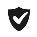 Security approval check icon. Digital protection and security data concept Ã¢â¬â vector for stock