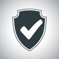 Security approval check icon - for stock