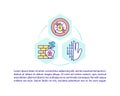 Security banking concept icon with text Royalty Free Stock Photo