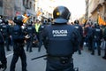 Security in barcelona streets during council of ministers