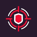 Security breach icon