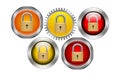 Security button Royalty Free Stock Photo