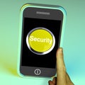 Security Button On Mobile