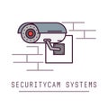 Security cam system Royalty Free Stock Photo