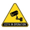 Security camera. CCTV icon