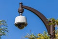 Security camera, CCTV in the park Royalty Free Stock Photo