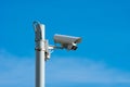 Security camera closeup Royalty Free Stock Photo
