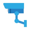 security camera illustration Royalty Free Stock Photo