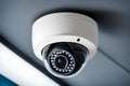 Security camera on a modern building. professional surveillance cameras Royalty Free Stock Photo