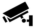 Security camera sign icon Royalty Free Stock Photo