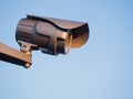 Security camera in the sky Royalty Free Stock Photo