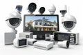 Security camera systems secure family homes with voice enabled security and sensors on entry points, ensuring safety and sound sec