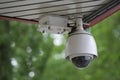 Security Camera Urban Surveillance Royalty Free Stock Photo