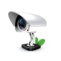 security camera. Vector illustration decorative design Royalty Free Stock Photo
