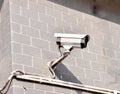 Security Camera on wall Royalty Free Stock Photo