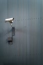 Security camera on a wall Royalty Free Stock Photo