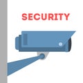Security camera on the wall. Spy system. Royalty Free Stock Photo