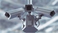 Futuristic security cameras