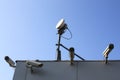 Security cameras Royalty Free Stock Photo