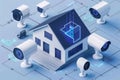 Security cameras manage responsive detection with technical specifications, automating controls in real-time camera operations for
