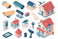 Security cameras solve connected device management in technological backgrounds, securing communications closely monitored by adva