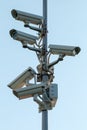 Security cctv cameras Royalty Free Stock Photo