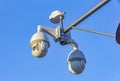Security cctv cameras Royalty Free Stock Photo