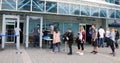 Security Check At A Baseball Game