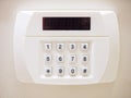 Security code button of Safe box with Electronic lock system Royalty Free Stock Photo