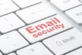 Security concept: Email Security on computer Royalty Free Stock Photo