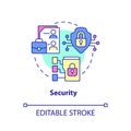 Security concept icon Royalty Free Stock Photo