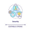 Security concept icon